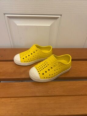 Toddler Native Yellow Slip-On Kids Shoes Size C7